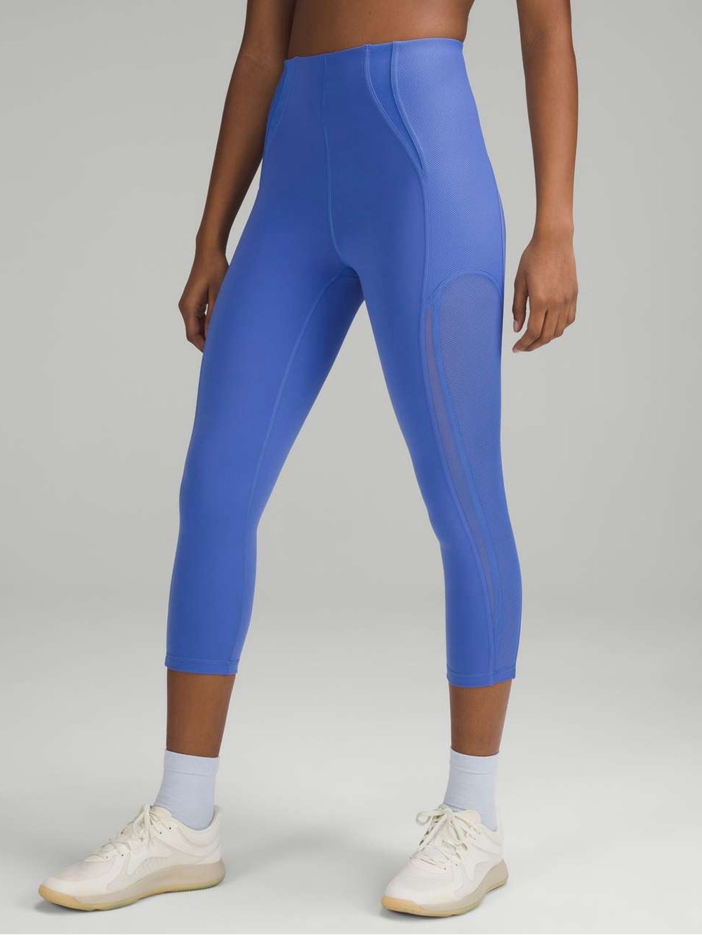 Lululemon Everlux and Mesh Super High Rise Training Crop